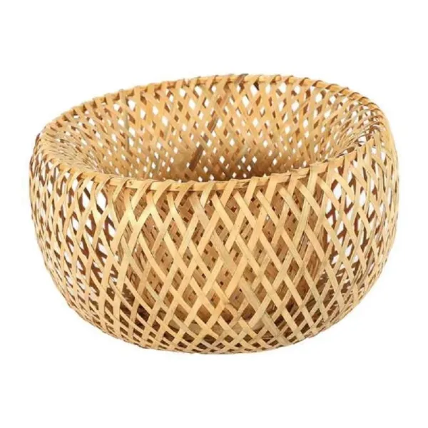 Abat jour Bambou tissé double couche