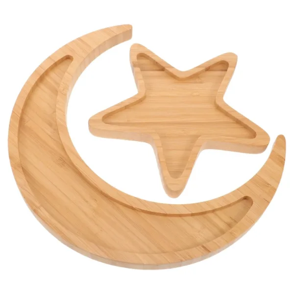 Plateaux Bambou Apéro Lune et Etoile
