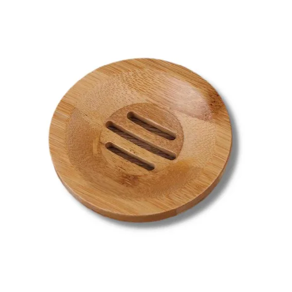 Porte savon bambou rond
