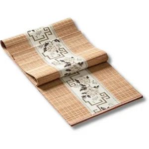 Set de table Bambou naturel motif Beige