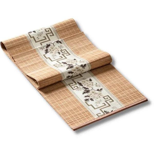 Set de table Bambou naturel motif Beige