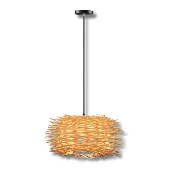 Suspension Bambou Nid d'Oiseau