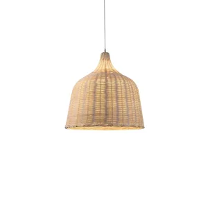 Suspension Bambou et Rotin