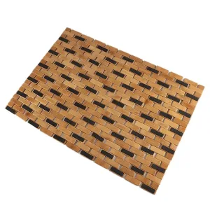 Tapis Salle de bain Bambou et silicone
