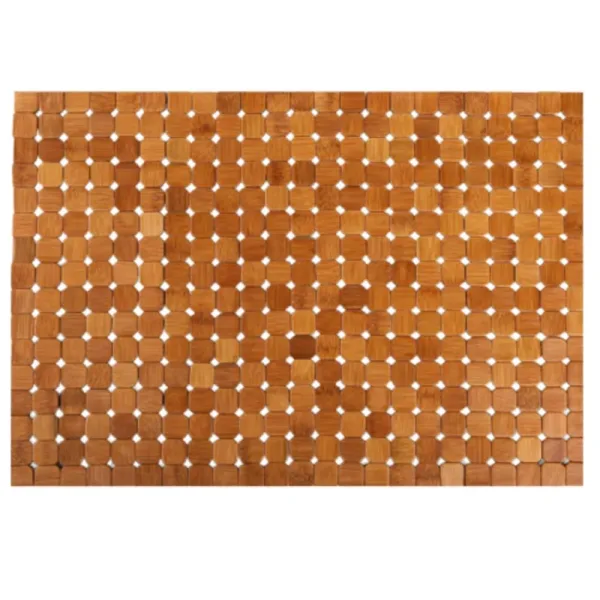 Tapis salle de bain Bambou Mosaïque
