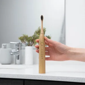 Brosse à dent électrique en bambou