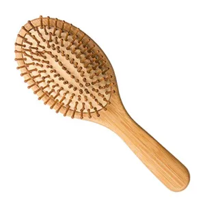 Brosse À Cheveux Ronde  Bambou