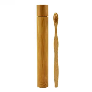 Brosse À Dents + Étui En Bambou